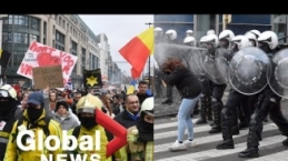 Belçika'da protesto