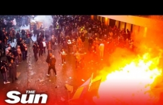 Brüksel'de protesto