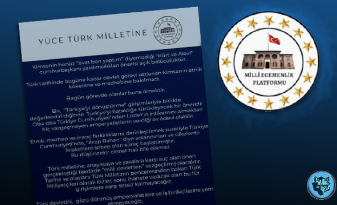 YÜCE TÜRK MİLLETİNE!
