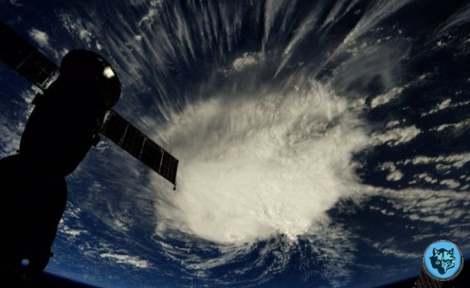 NASA astronotu Florence Kasırgası'nı görüntüledi