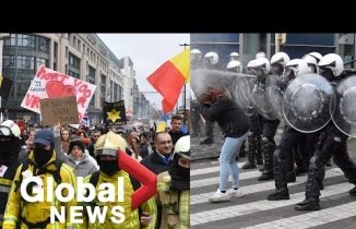Belçika'da protesto